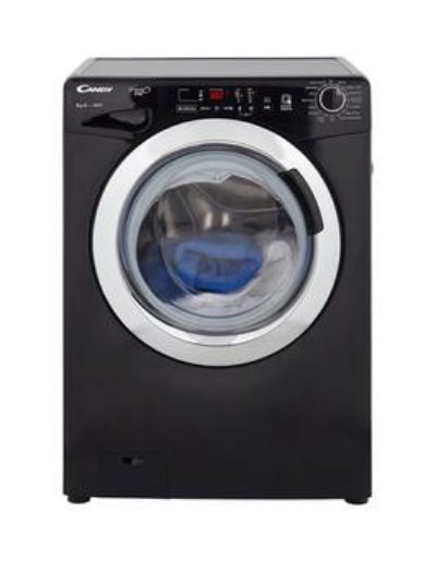 Candy Grand'O Vita Smart Touch Gvs148Dc3B 8Kg Load, 1400 Spin Washing Machine - Black